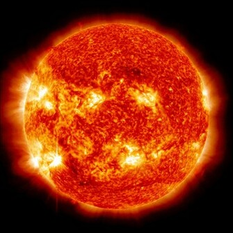 Visible In The Lower Left Corner Sun Emitted An M6 Solar Flare On