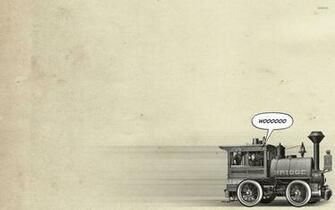Vintage Locomotive Wallpaper Digital Art