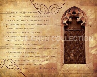 Full Serenity Prayer Wallpaper The