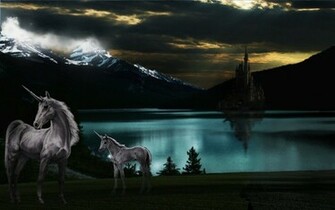 Wallpaper Unicorn Valley Fantasy By Spaceibiza1313