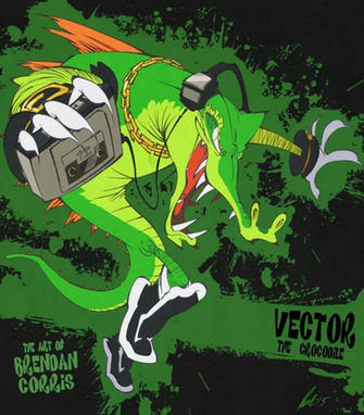 Vector The Crocodile By Brendancorris