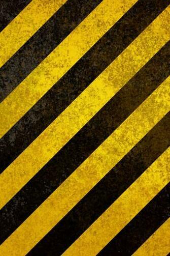 Warning Stripes iPhone Wallpaper HD
