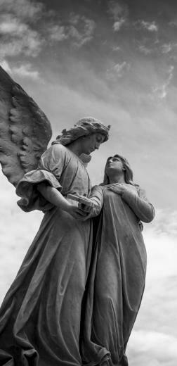 Man Made Angel Statue Wallpaper Id