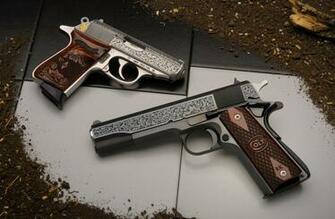 Colt Pistol Computer Wallpaper Desktop Background Id