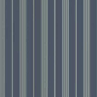 Navy Blue Tailor Stripe Wallpaper Wall Sticker Outlet
