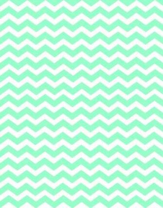 Mint Green Chevron