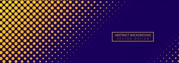 Abstract Colorful Dotted Banner Background