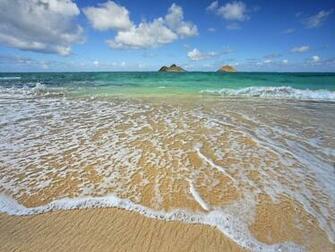 Lanikai Shoreline Oahu Hawaii Wallpaper
