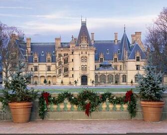 Biltmore Estate Christmas Snow Photo