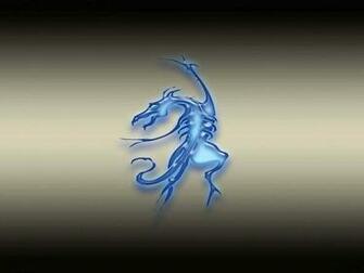 Blue Tribal Wallpaper
