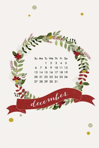 December iPhone Wallpaper Dress Decoded