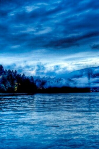 Blue Water Scenery iPhone Wallpaper