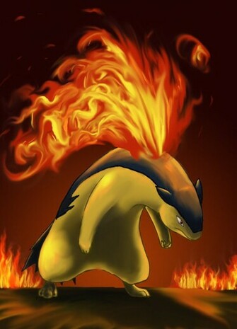 Typhlosion Flame Wheel By Elokoin