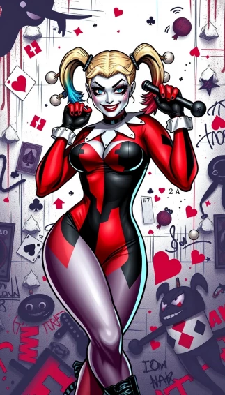 Harley Quinn Phone Wallpaper