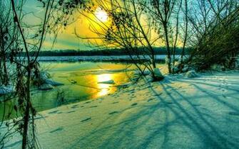 Winter Sunrise Wallpaper