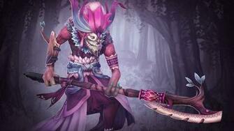 Dota Dazzle Shadow Priest Shaman Staff Forest Art Wallpaper