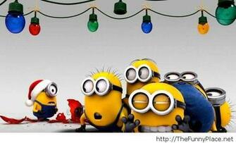 Chrismtas Minions Funny Wallpaper Despicable Me Pintere