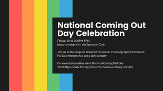 Coming Out Day Woburn Public Library