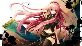 Megurine Luka Background Android Red