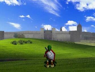 Windows Field Wallpaper Link At Hyrule Castle 4to3wallpaper