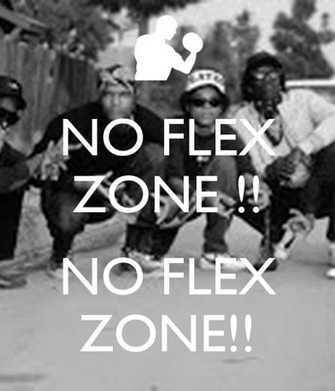 No Flex Zone Keep Calm And Carry On Image