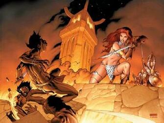 Red Sonja Wallpaper Femme Fatales