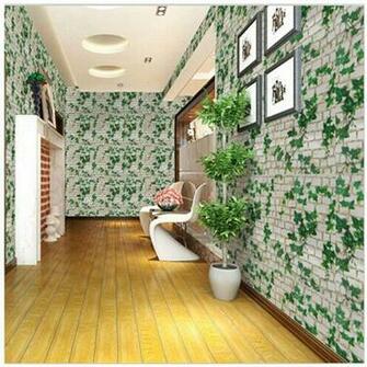 New House Brick Grain Wallpaper Modern For Wall Paper Pvc
