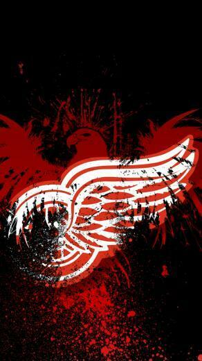 Red Wings Logo Wallpaper