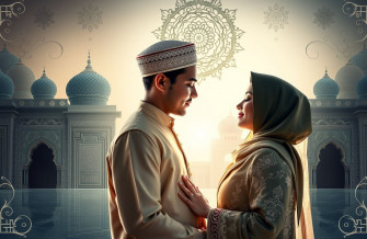 Islamic Couple Wallpaper Models
