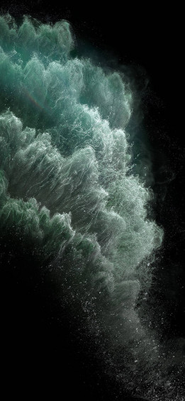 iPhone White Blue Green Waves Quc88qh2bndbyblo Wallpaper