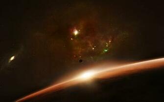 Outer Space Nebulae Desktop Pc And Mac Wallpaper