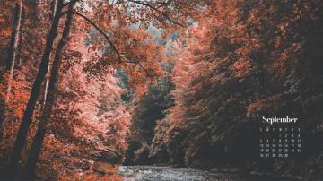 September Calendar Wallpaper Best Desktop Phone Background