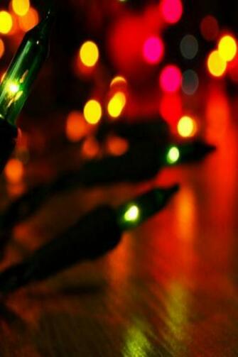 Christmas Lights iPhone Wallpaper HD