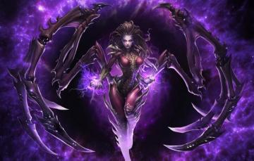 Wallpaper Power Blizzard Sarah Kerrigan Starcraft Heart Of