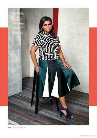 Mindy Kaling Image In Instyle September