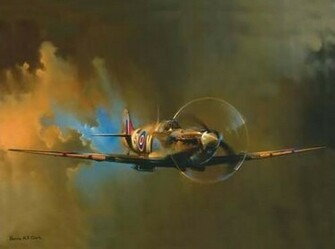 Spitfire Wallpaper Art Print Paintings Desktop