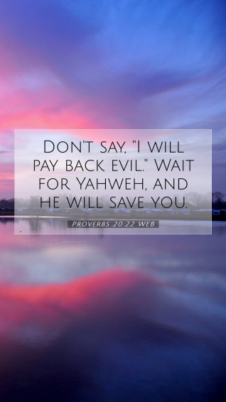 Proverbs Web Mobile Phone Wallpaper Don T Say I Will Pay