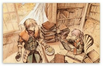 Studying Wallpaper