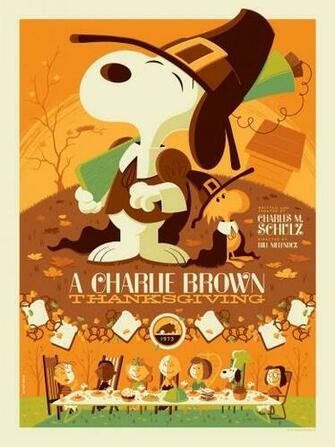 The Blot Says A Charlie Brown Thanksgiving Screen Prints By