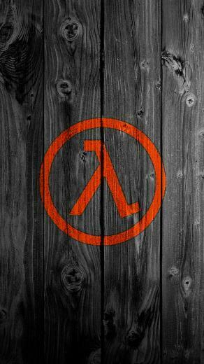 iPhone Wallpaper Wood Custom Half Life