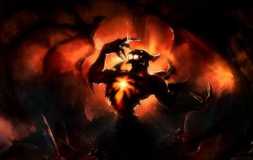Wallpaper Wings The Demon Art Dota Shadow Fiend Gemmaqw