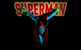 Superman Superheroes Black Background Crucified Wallpaper