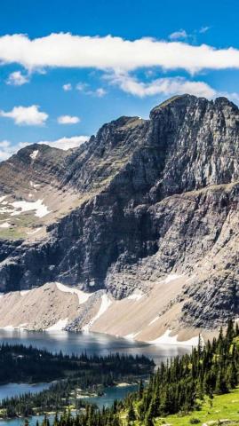 iPhone Wallpaper Hidden Lake Glacier National Park Montana