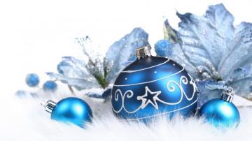 Blue Christmas Wallpaper On