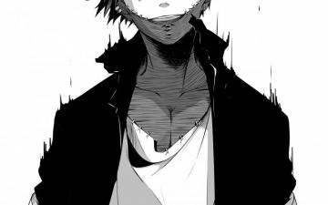 Dabi Boku No Hero Academia Manga Black And White