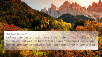 Hebrews Asv 4k Wallpaper Looking Unto Jesus The Author And