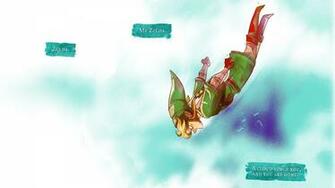 Wallpaper The Legend Of Zelda Jump Elf Fly Link