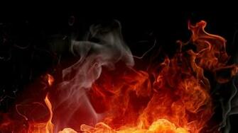 Red Smoke Texture Background Photo