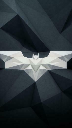 Batman Logo Low Polygon iPhone Wallpaper Ipod HD