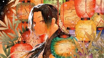 Wallpaper Guy Samurai Japanese Lanterns